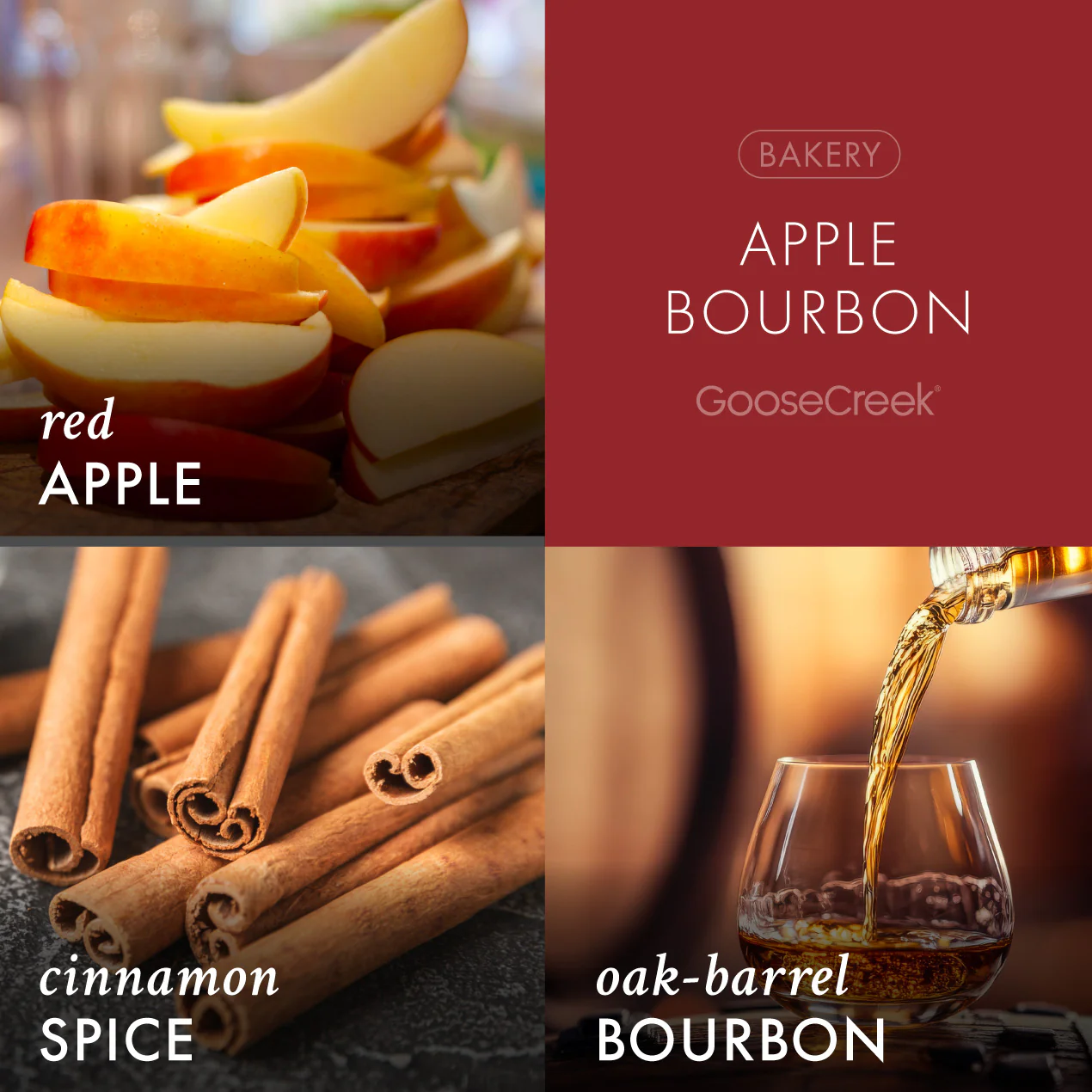 Apple Bourbon 3-Wick Candle - Image 2