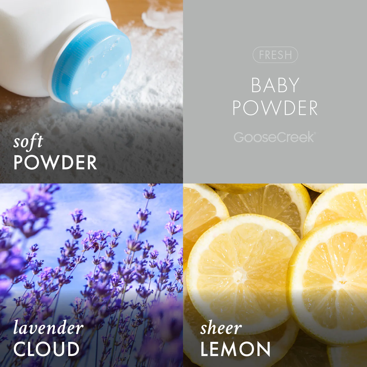 Baby Powder 3-Wick Candle - Image 2