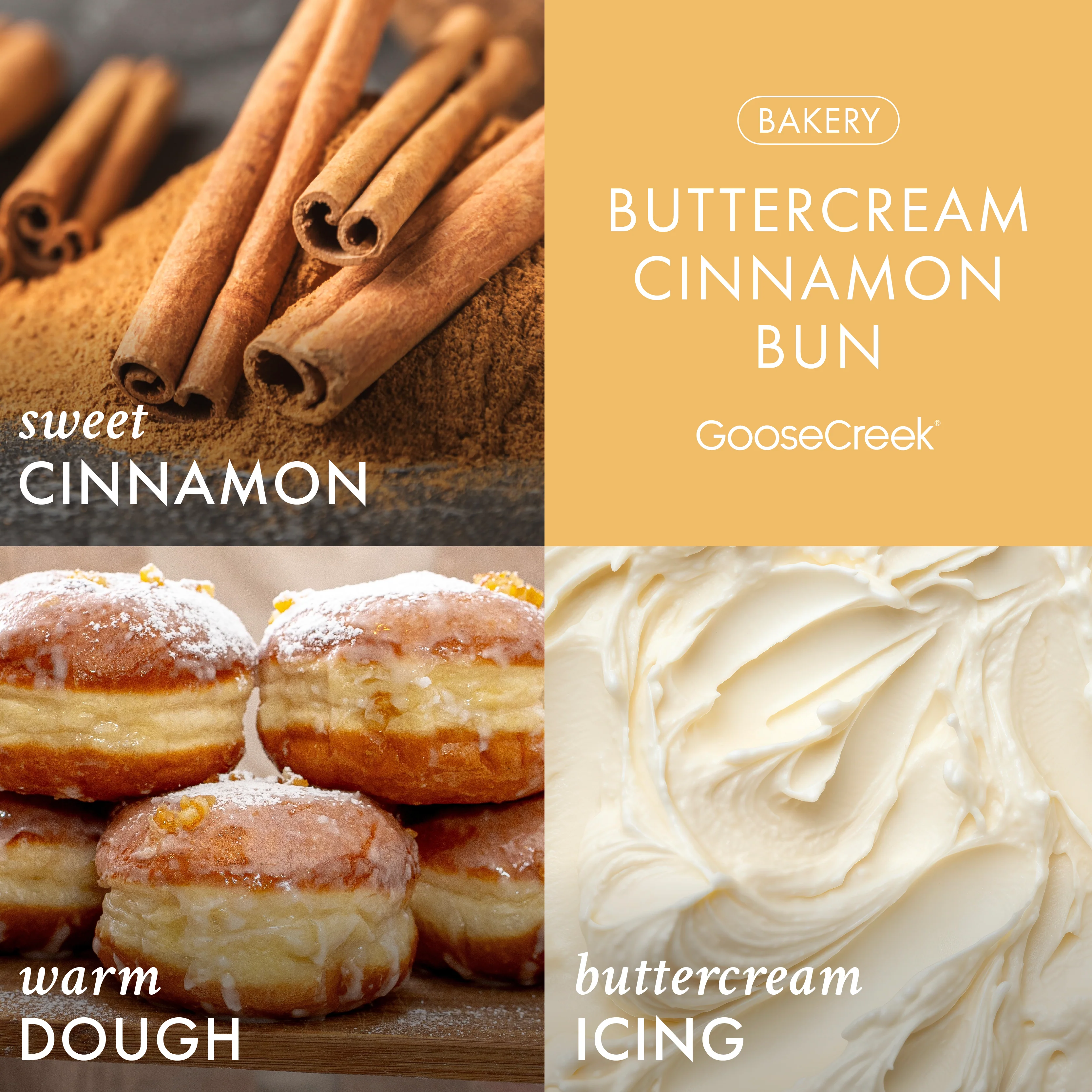 Buttercream Cinnamon Bun 3-Wick Candle - Image 2