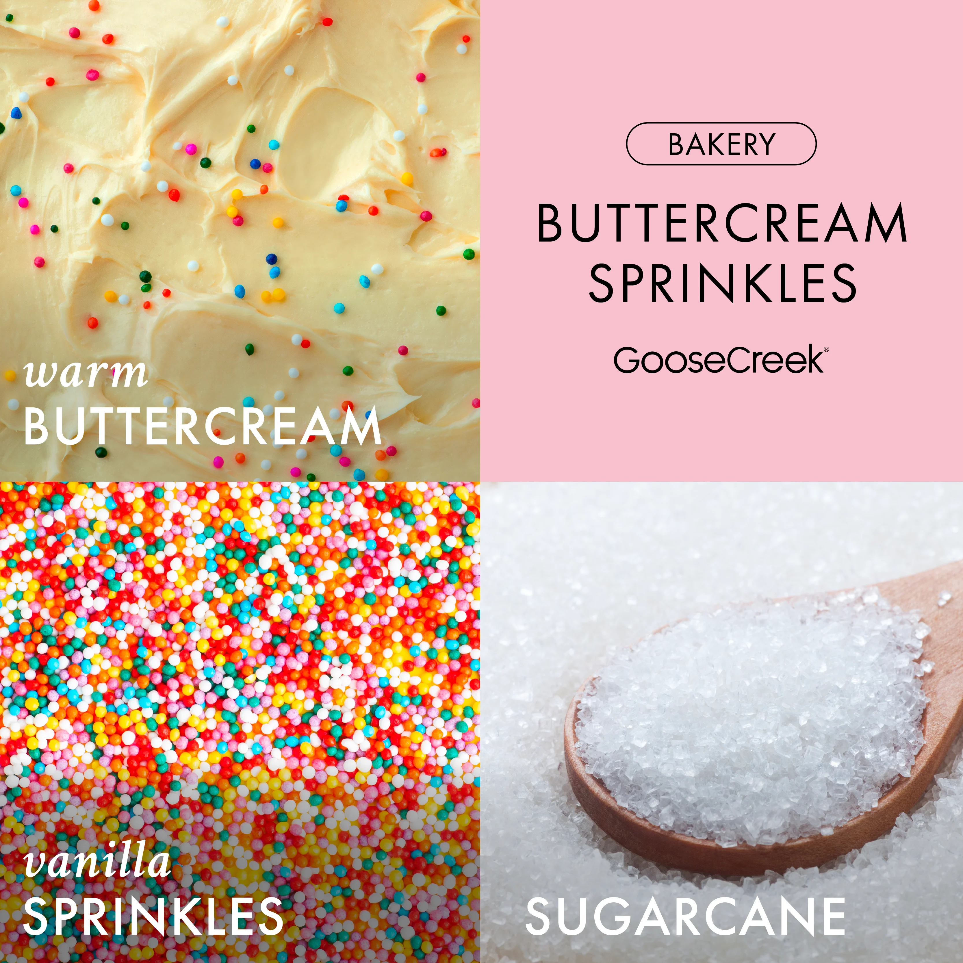 Buttercream Sprinkles 3-Wick Candle - Image 2