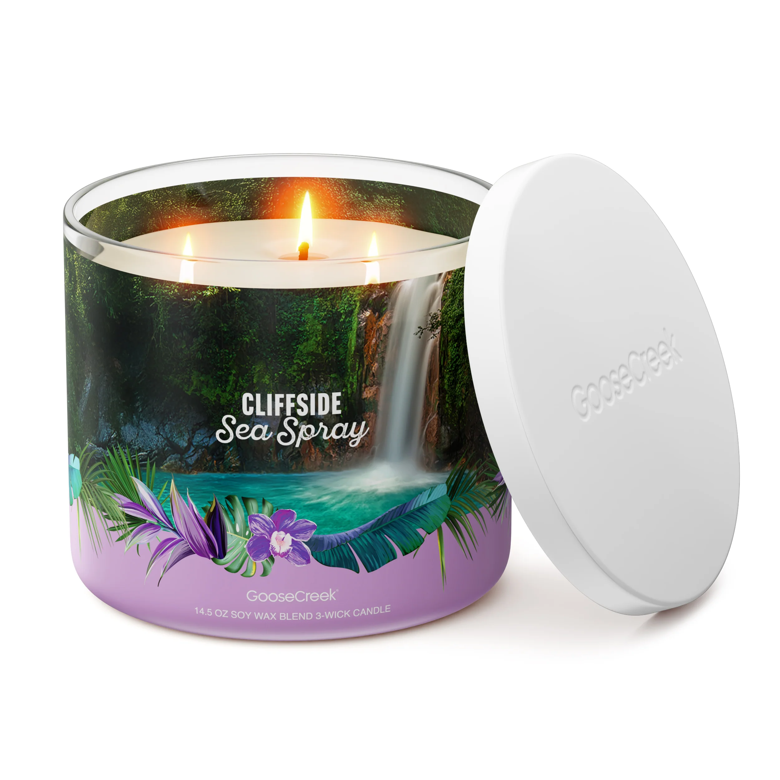 Cliffside Sea Spray 3-Wick Candle - Image 3