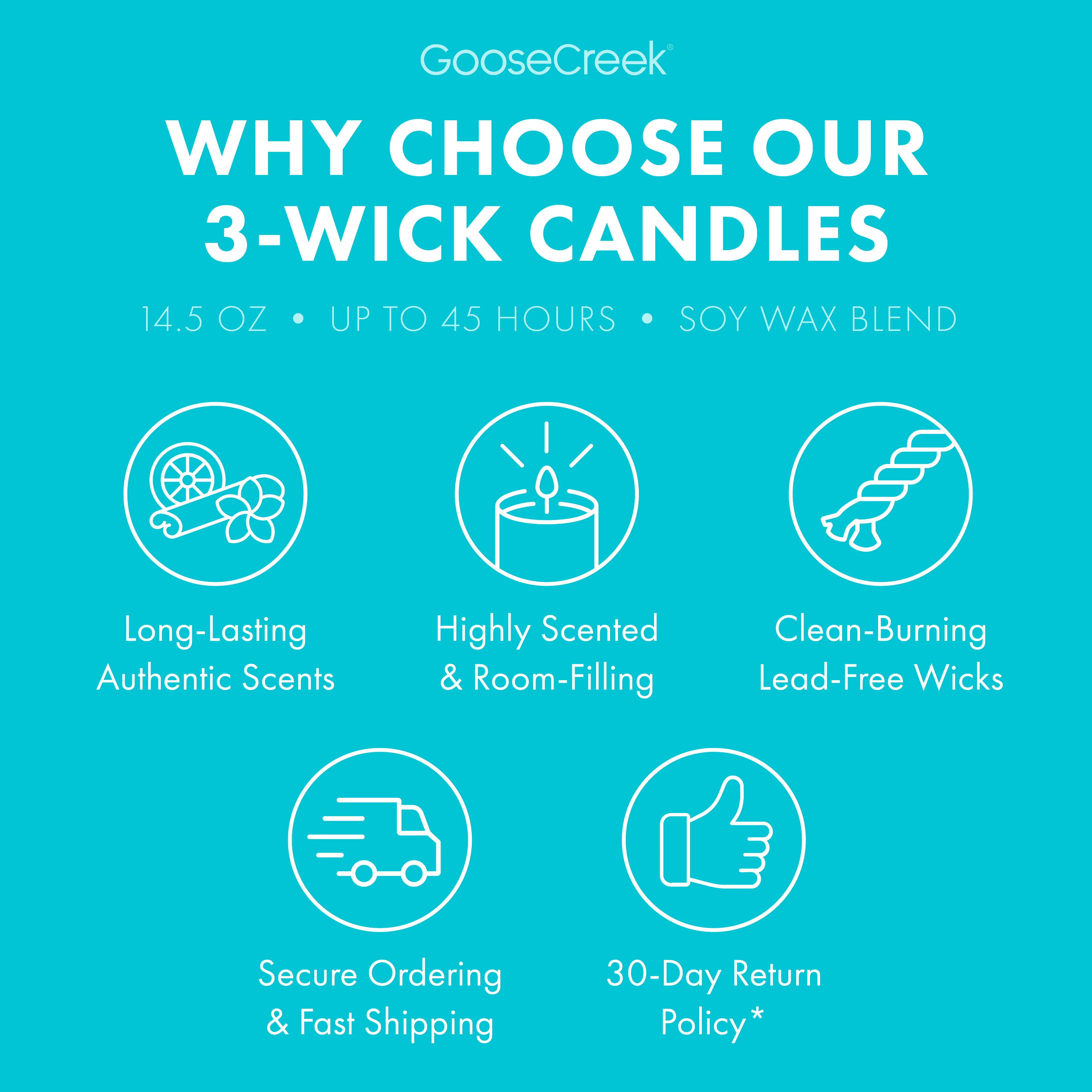 Soothing Coconut 3-Wick Candle - Image 4