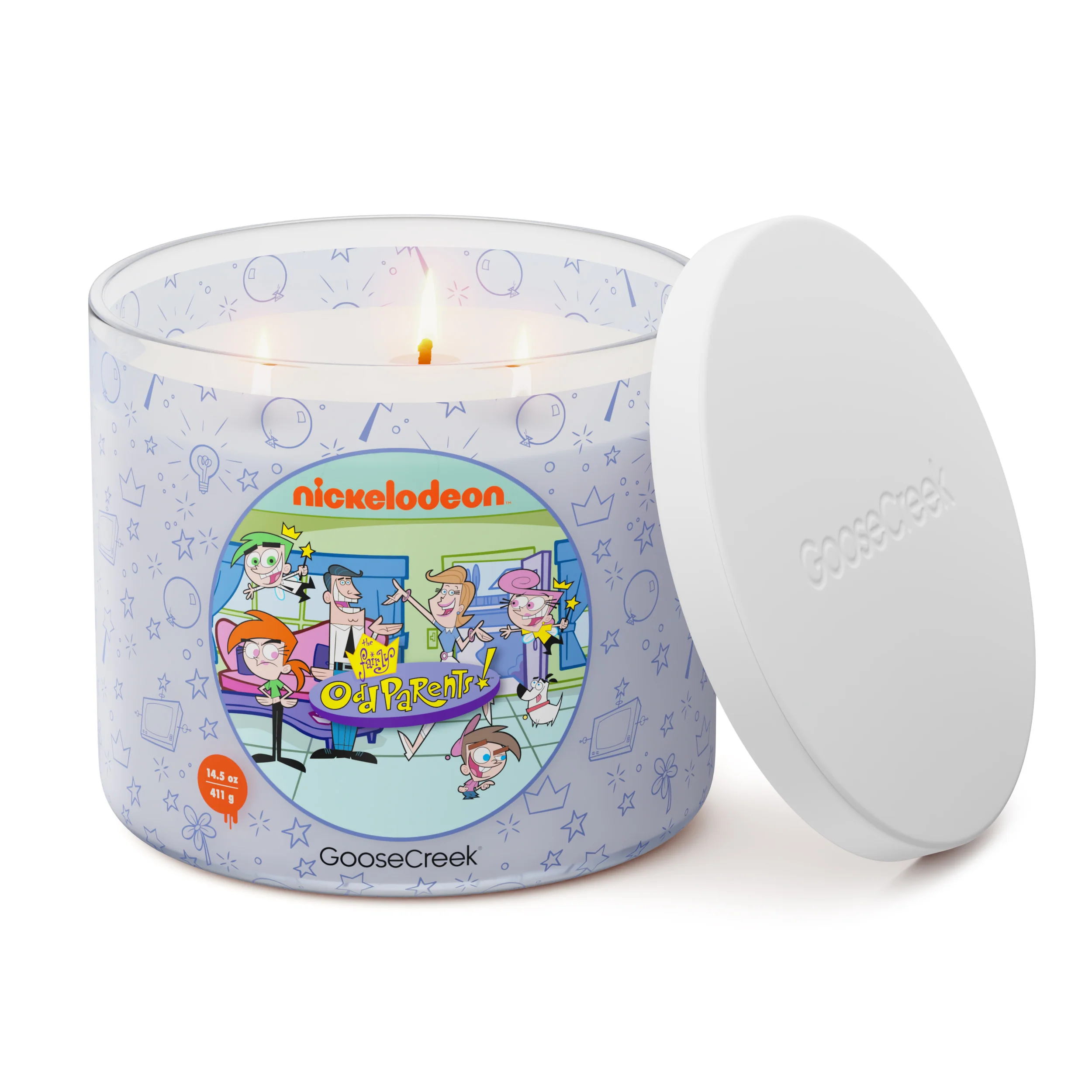Fairly Odd Parents Nickelodeon 3-Wick Candle - Image 3