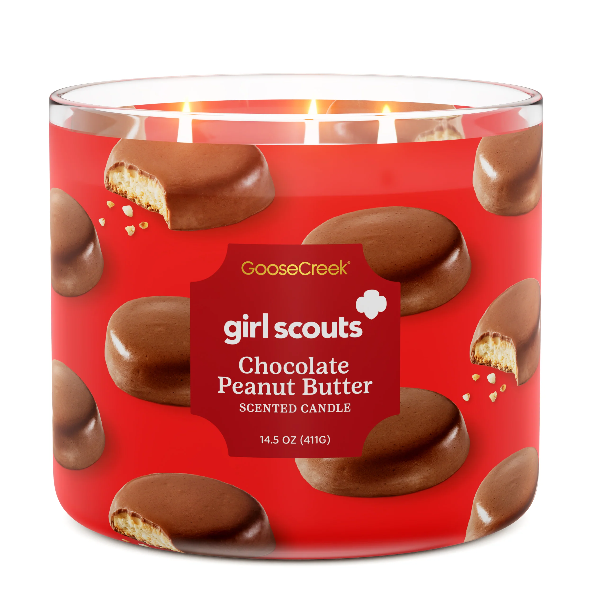 Girl Scouts Coconut Caramel 3-Wick Candle