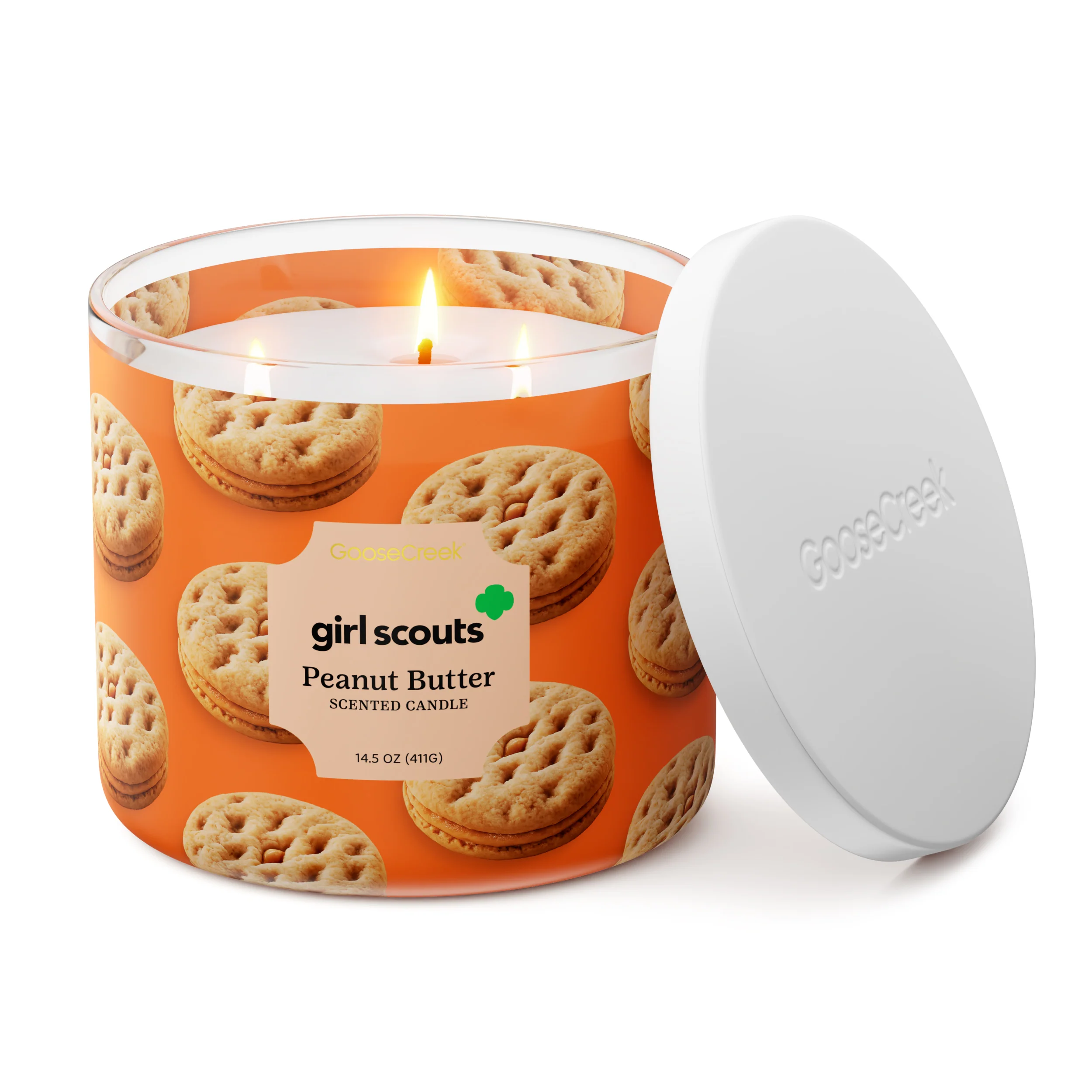 Girl Scouts Peanut Butter 3-Wick Candle - Image 3