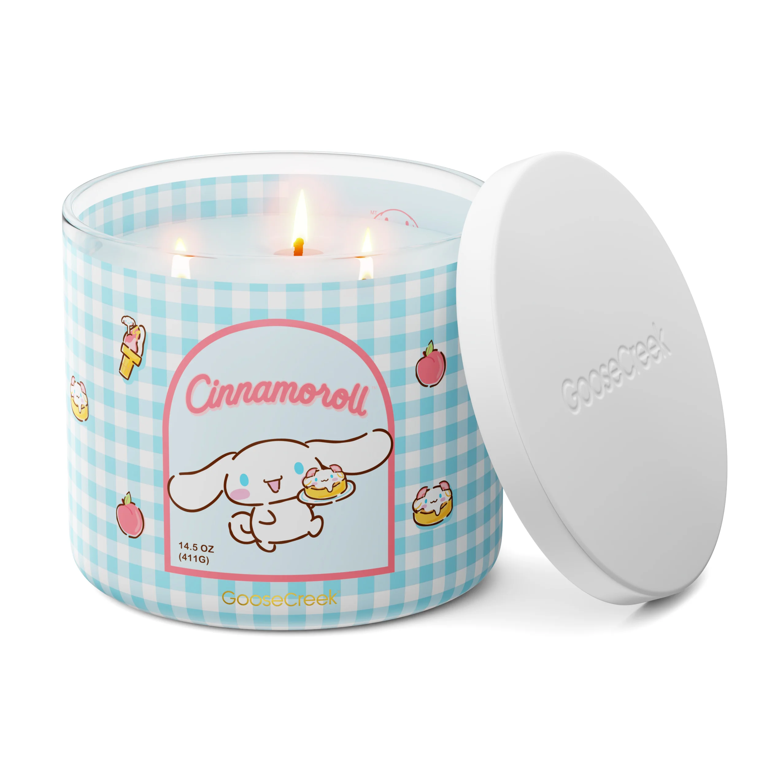 Cinnamoroll Hello Kitty 3-Wick Candle - Image 3