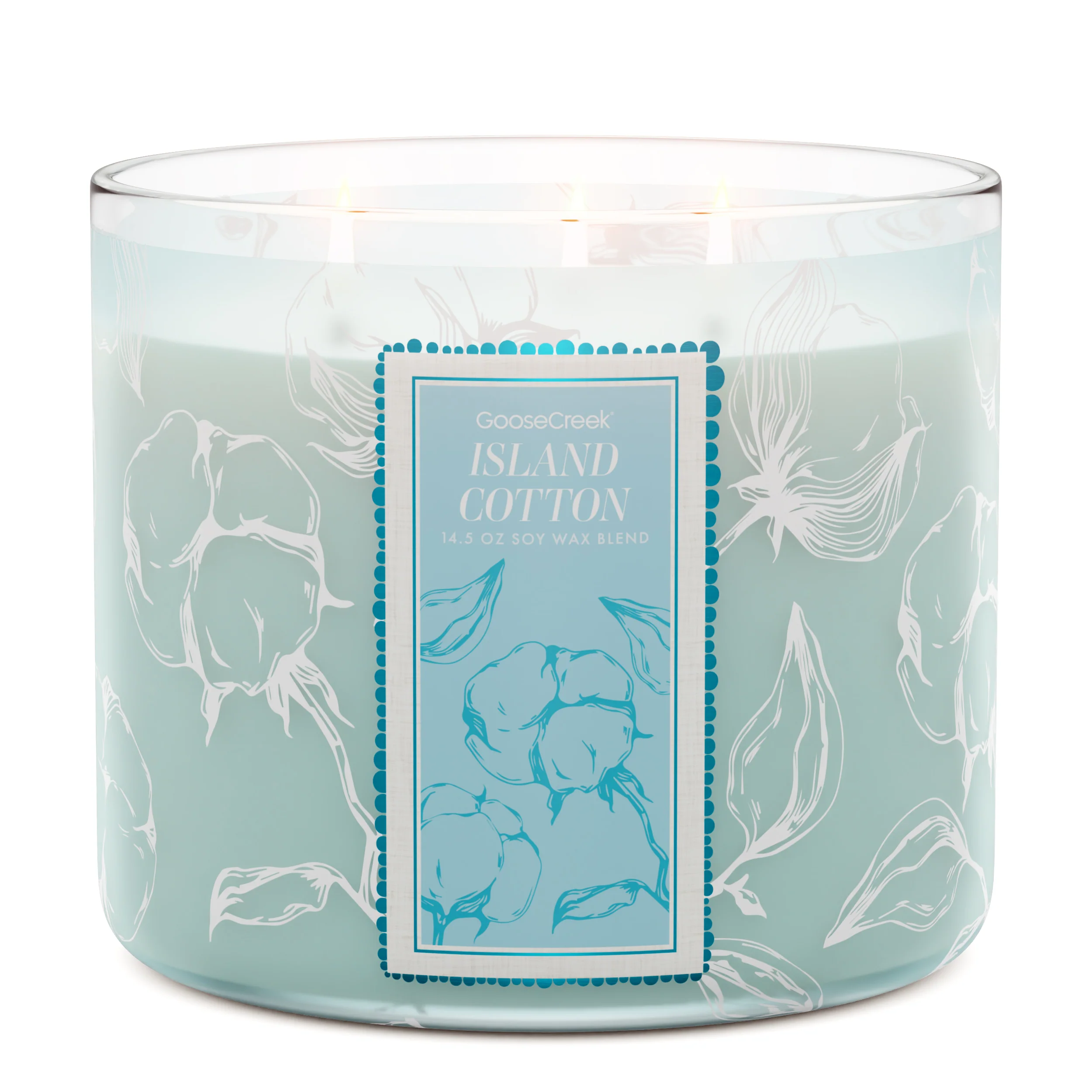 Island Cotton 3-Wick Candle