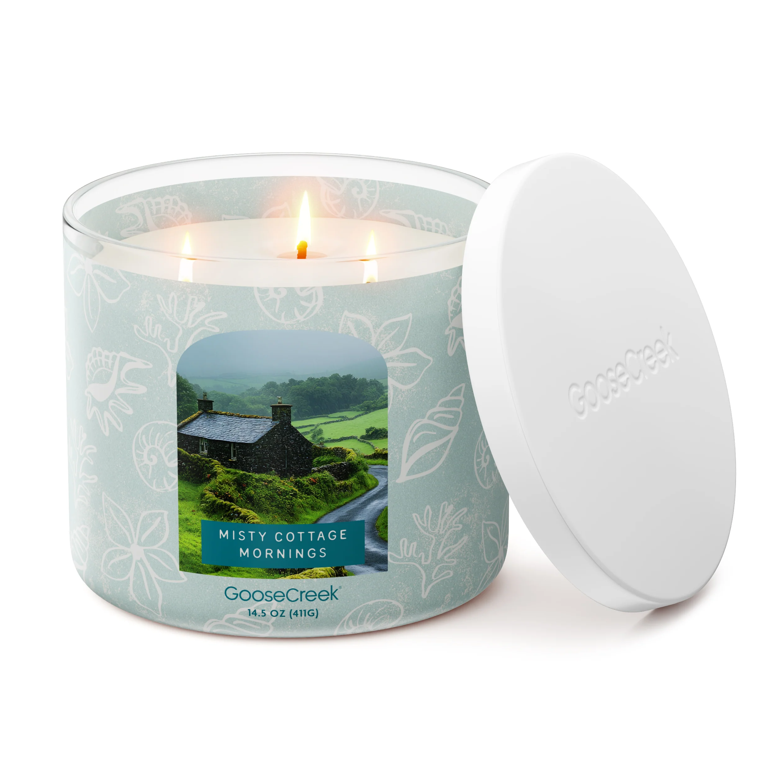 Misty Cottage Mornings 3-Wick Candle - Image 3