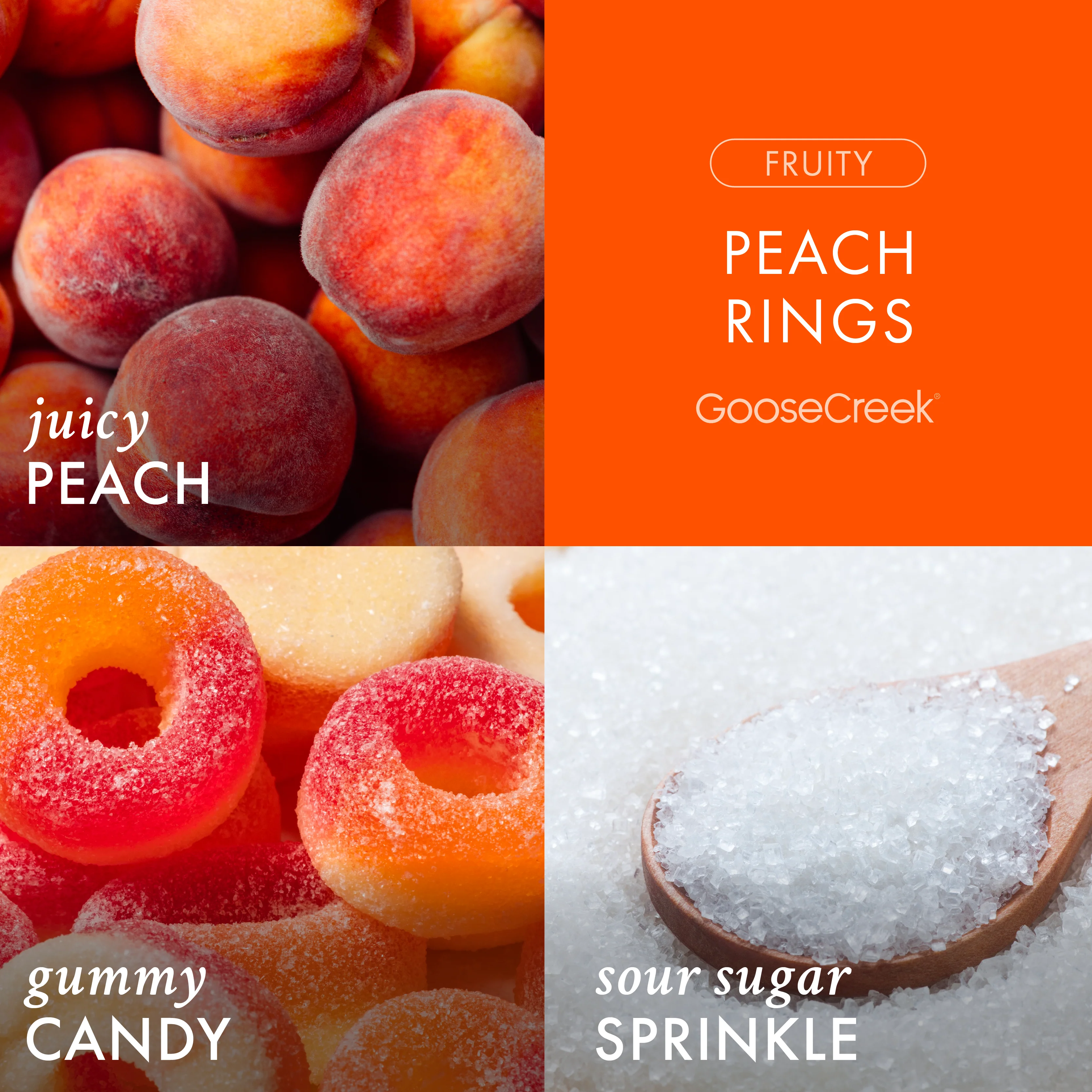 Peach Rings 3-Wick Candle - Image 2