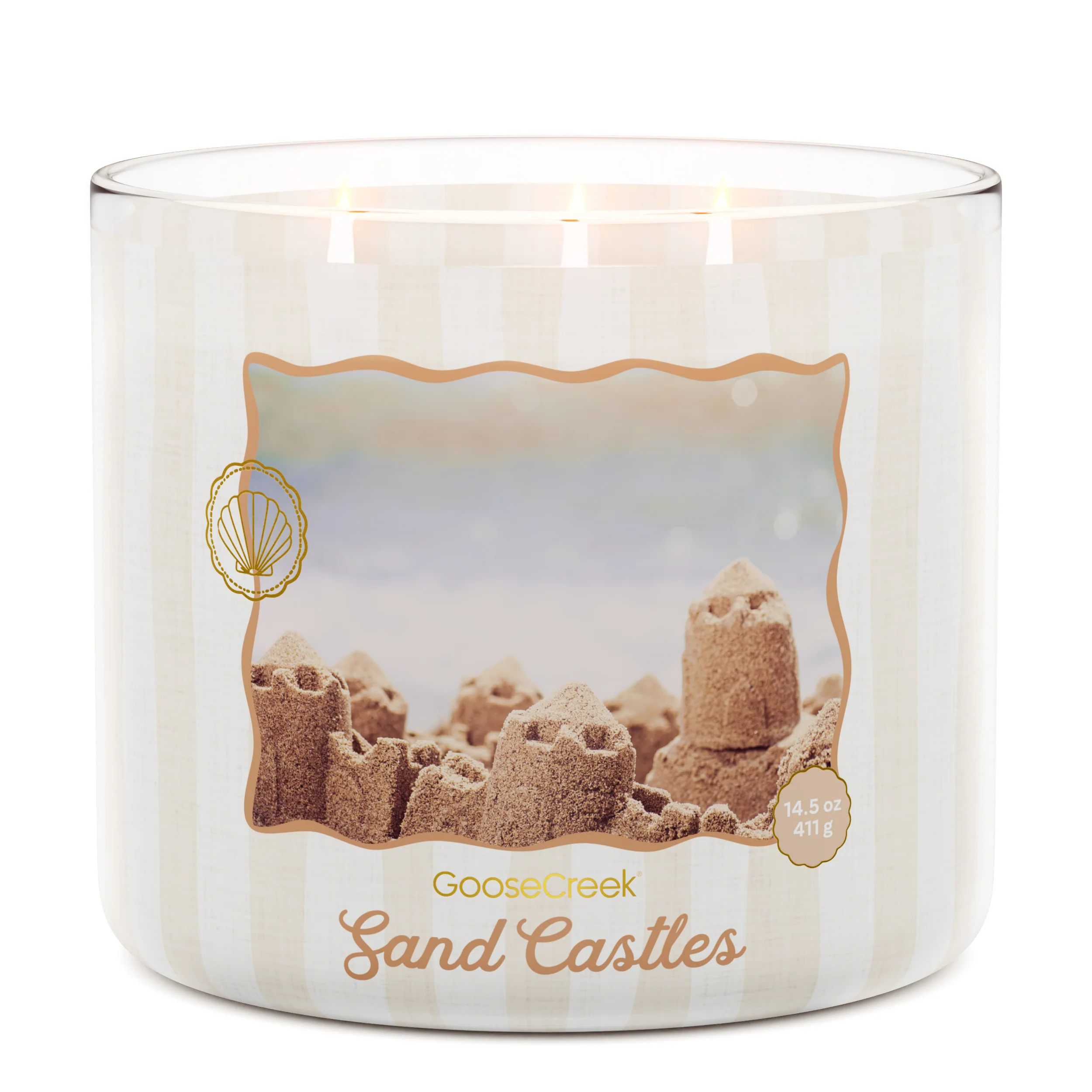Sand Castles 3-Wick Candle