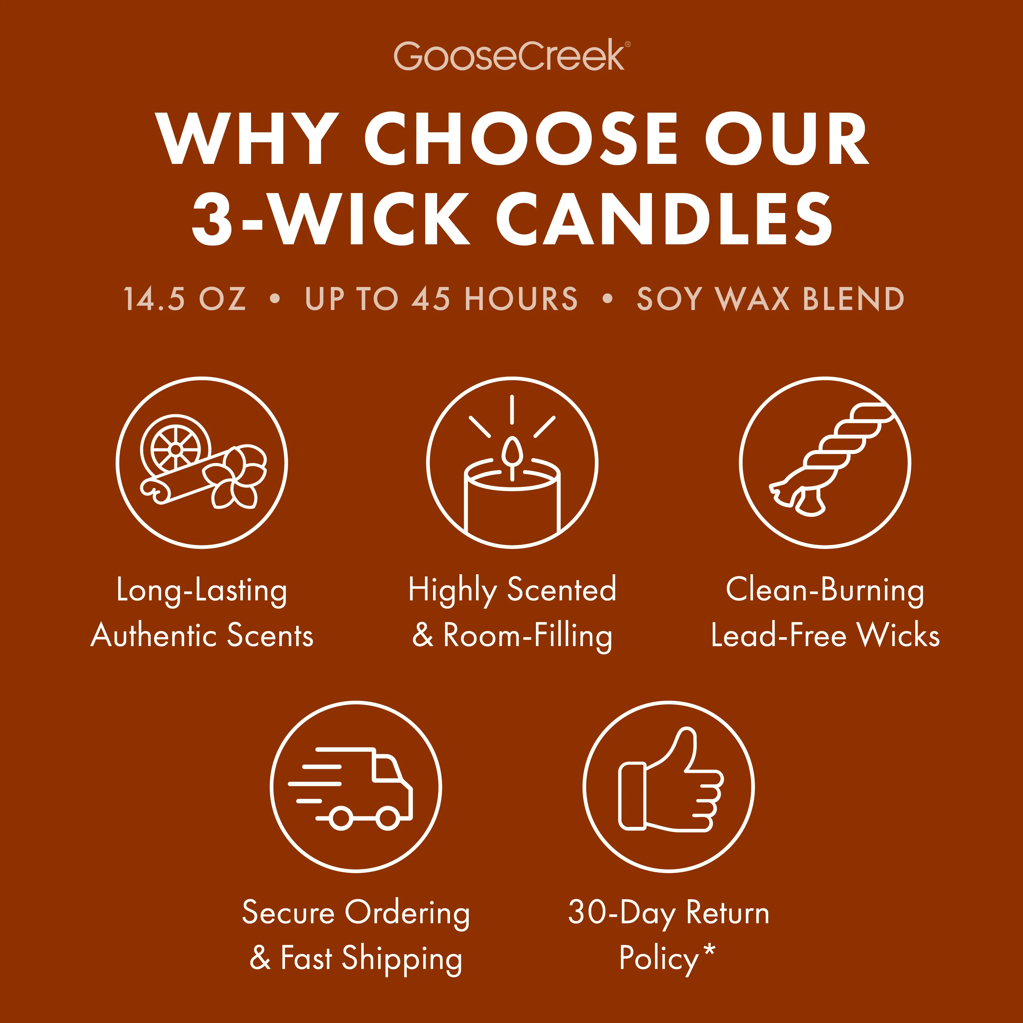 Sparkling Cinnamon 3-Wick Candle - Image 4
