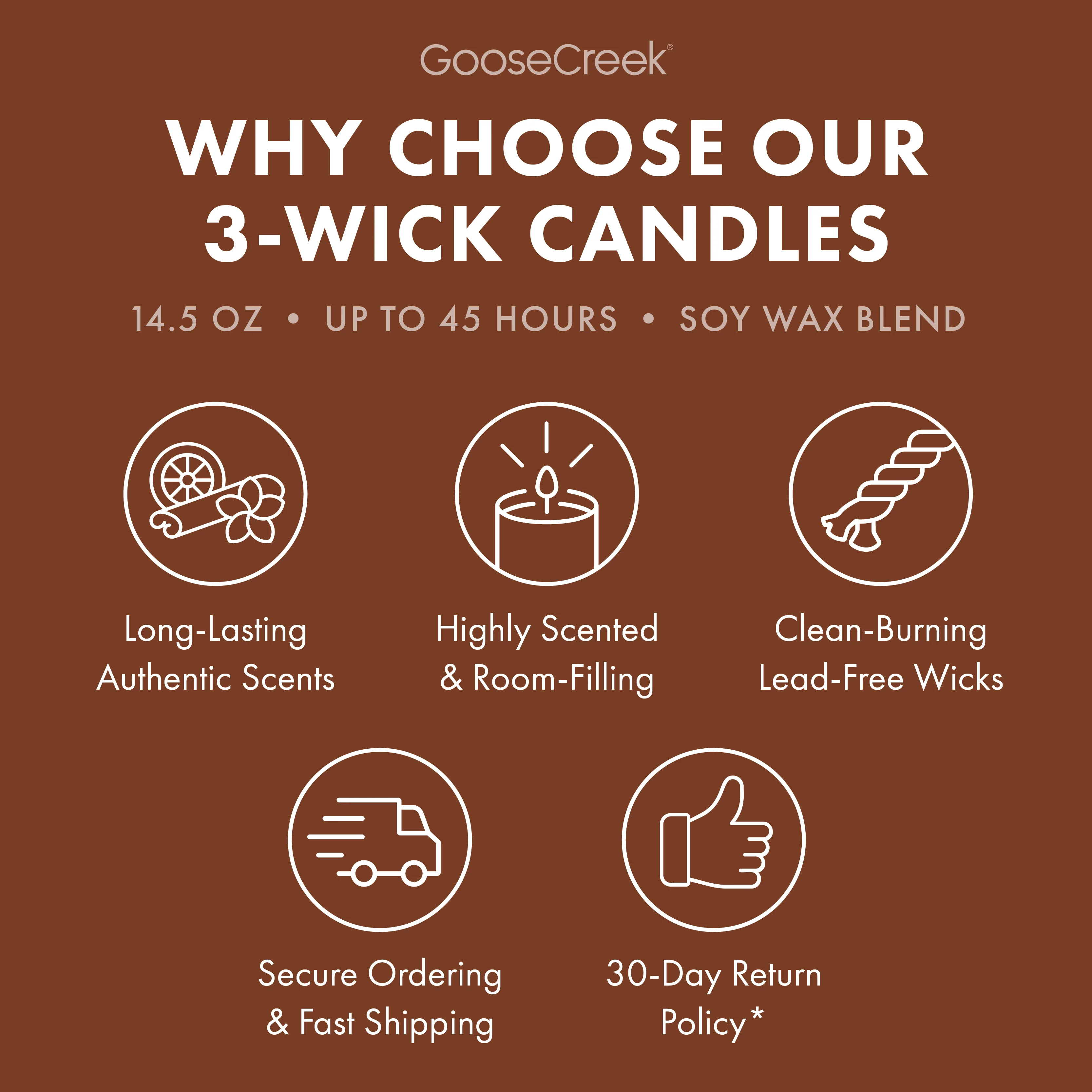 Sparkling Cinnamon 3-Wick Candle - Image 4