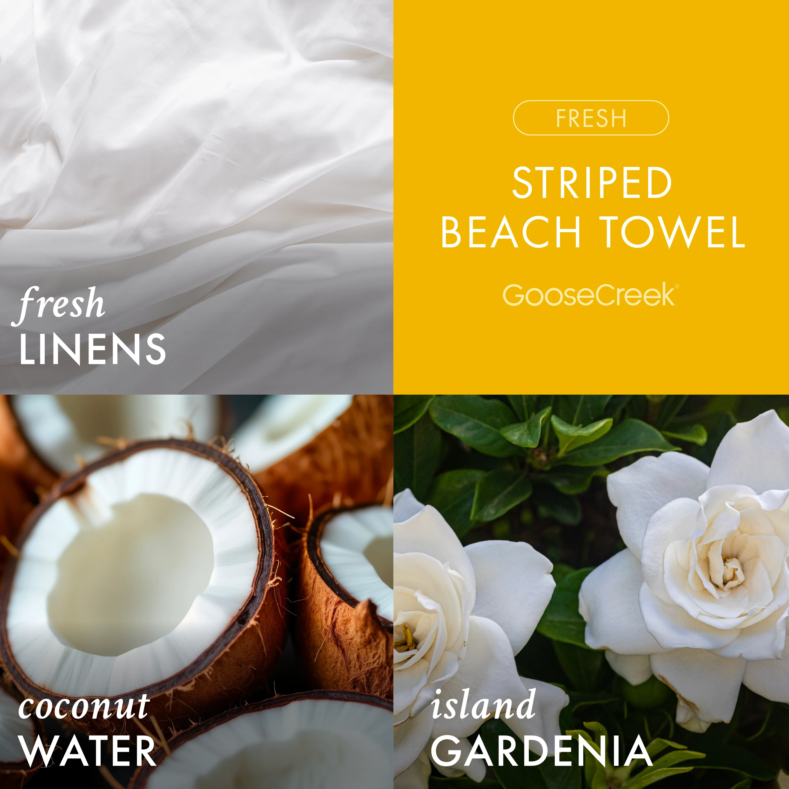 Striped Beach Towel 3-Wick Candle - Image 2