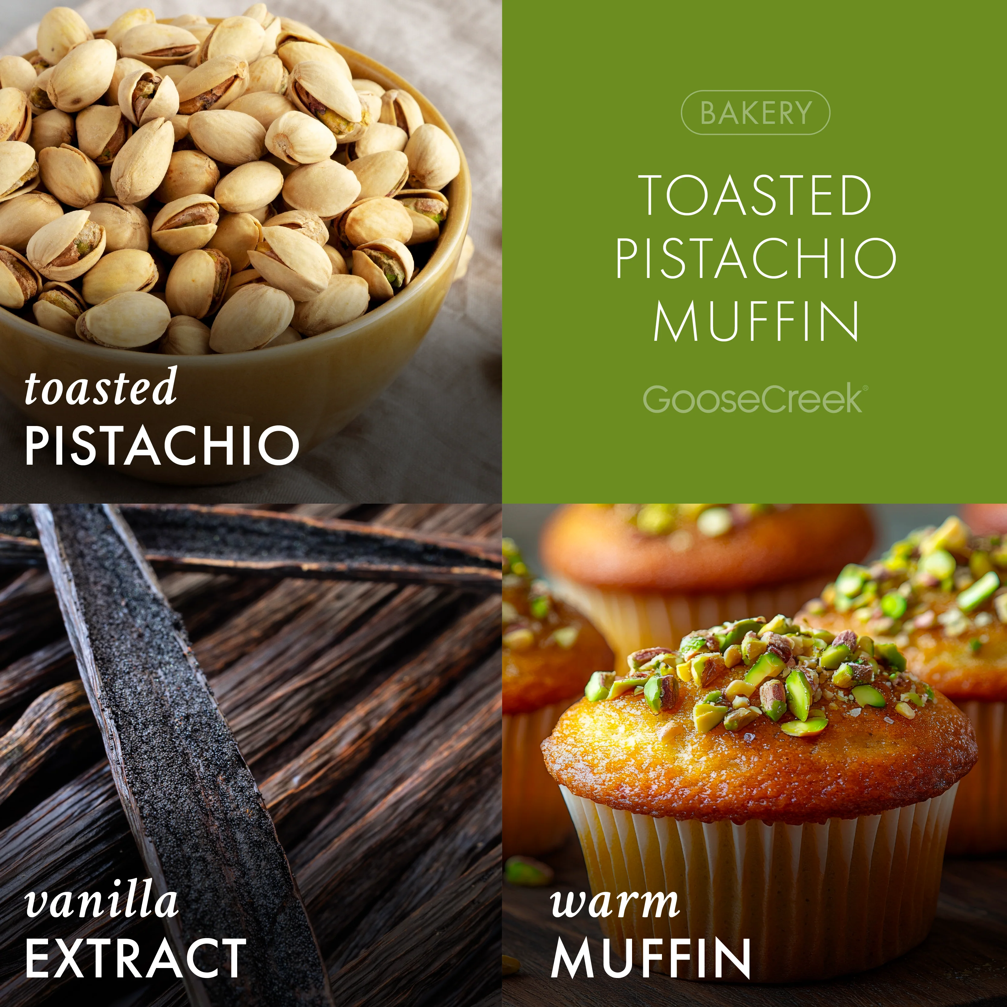 Toasted Pistachio Muffin 7oz Single Wick Candle - Image 2