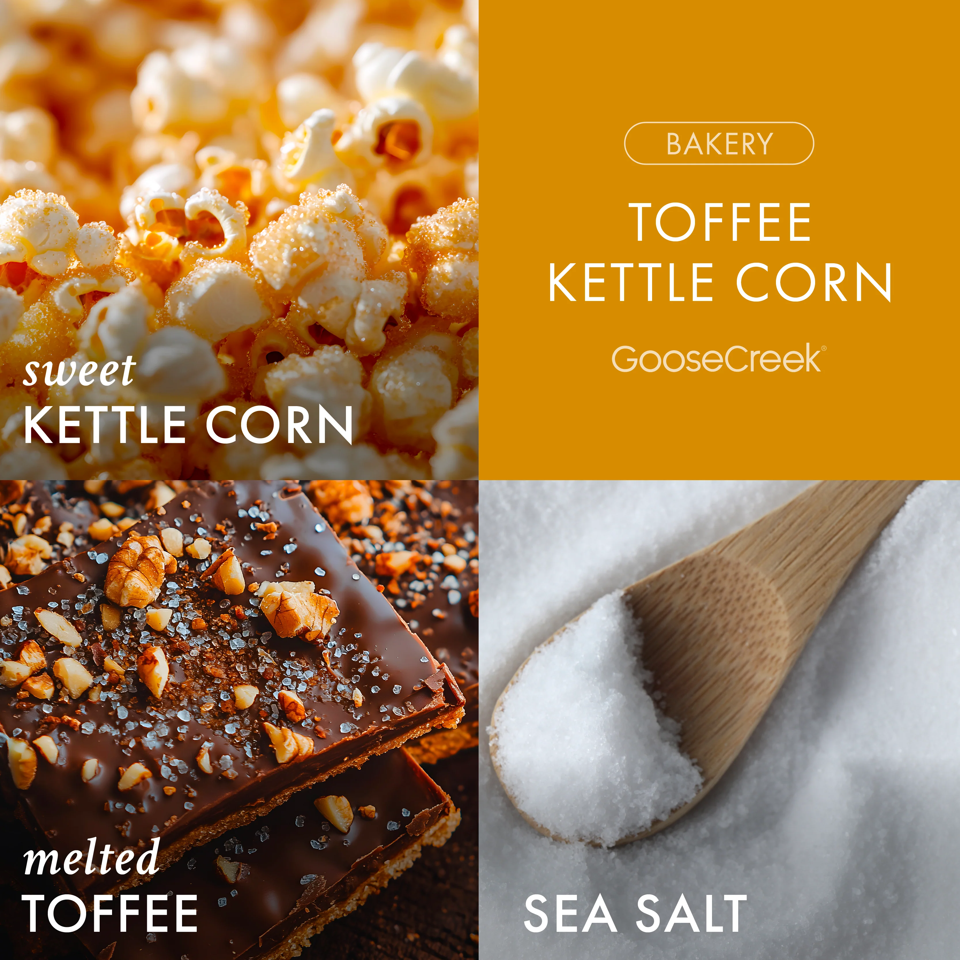 Toffee Kettle Corn 3-Wick Candle - Image 2