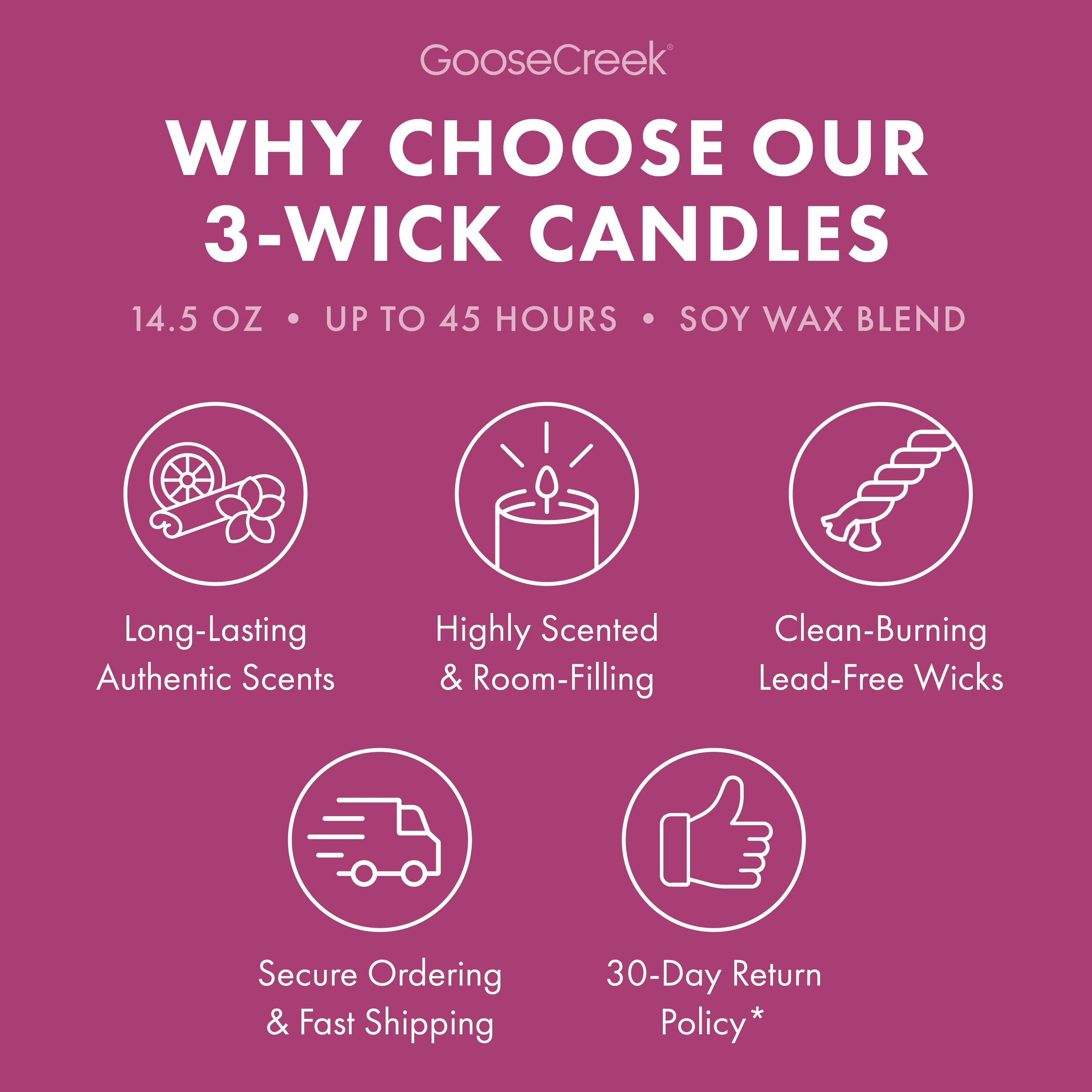 Tuscan Vineyard 3-Wick Candle - Image 4