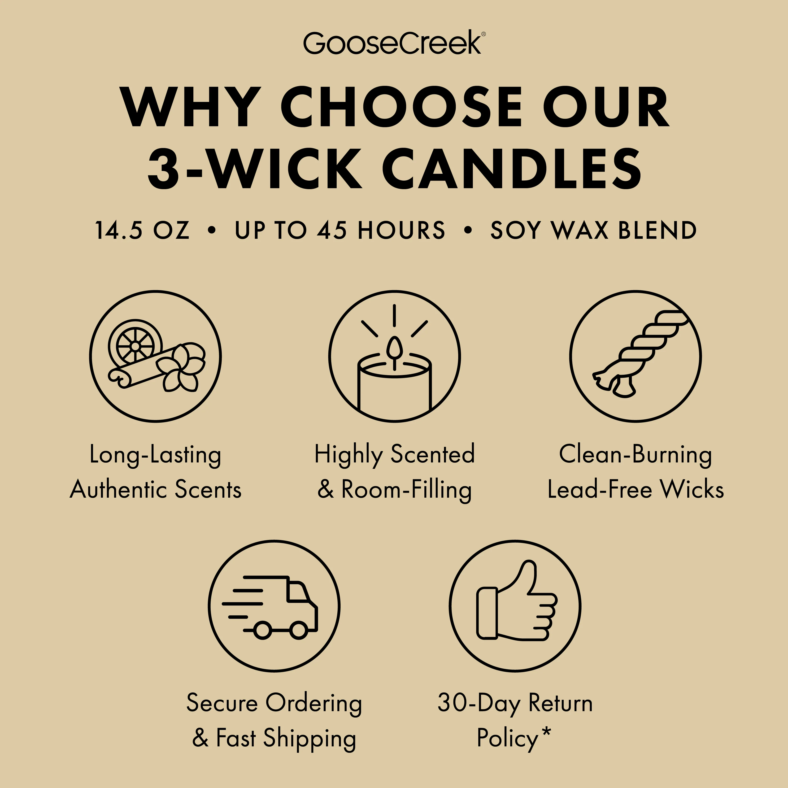 Vanilla Bean 3-Wick Candle - Image 4